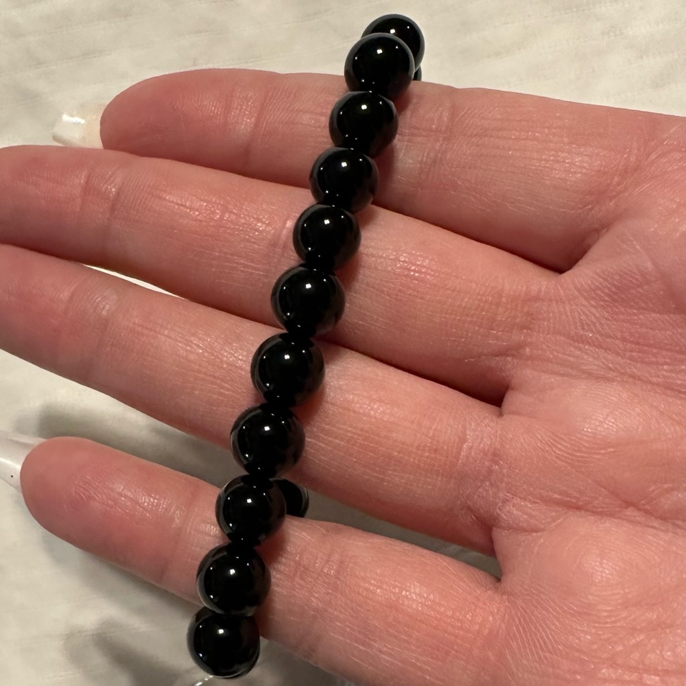 8mm black onyx bracelet